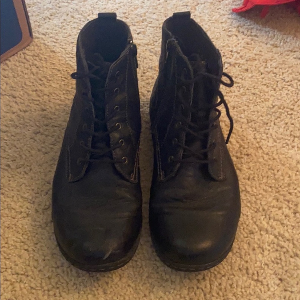 Clarks lace up boots